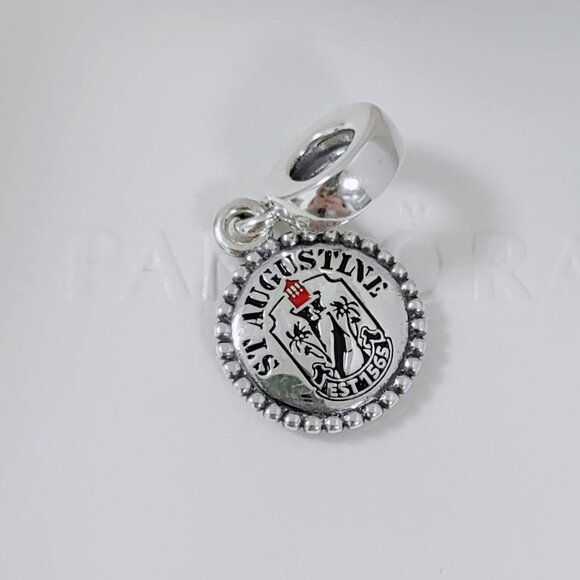 Pandora St. Augustine Florida Lighthouse Exclusive Dangle Charm Bracelet Pendant - Picture 3 of 7